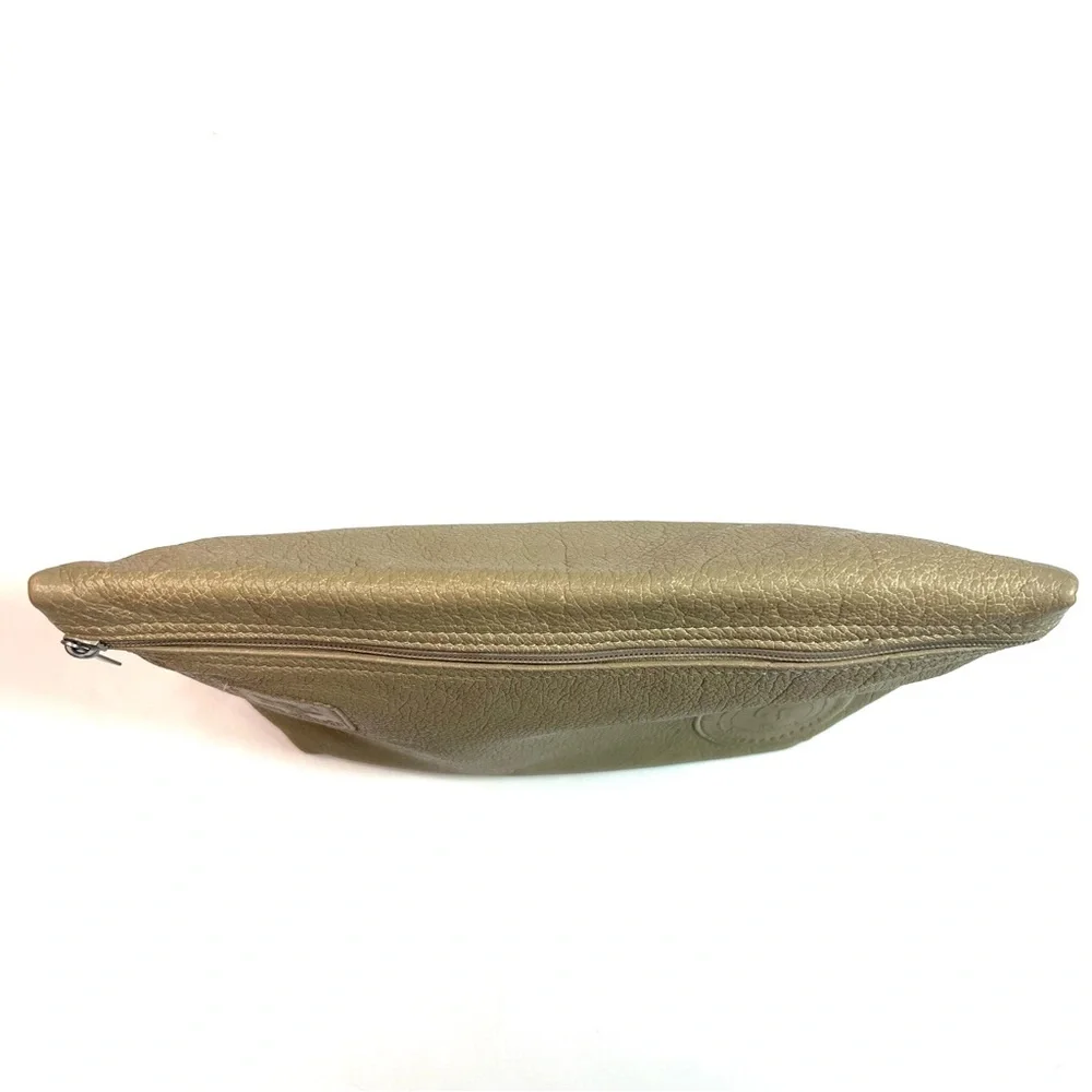 Vintage Carlos Falchi Leather Clutch Bag